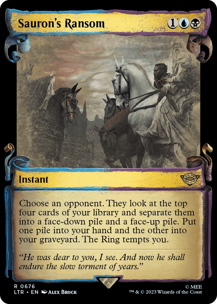 Sauron's Ransom [The Lord of the Rings: Tales of Middle-Earth Showcase Scrolls] [Foil]