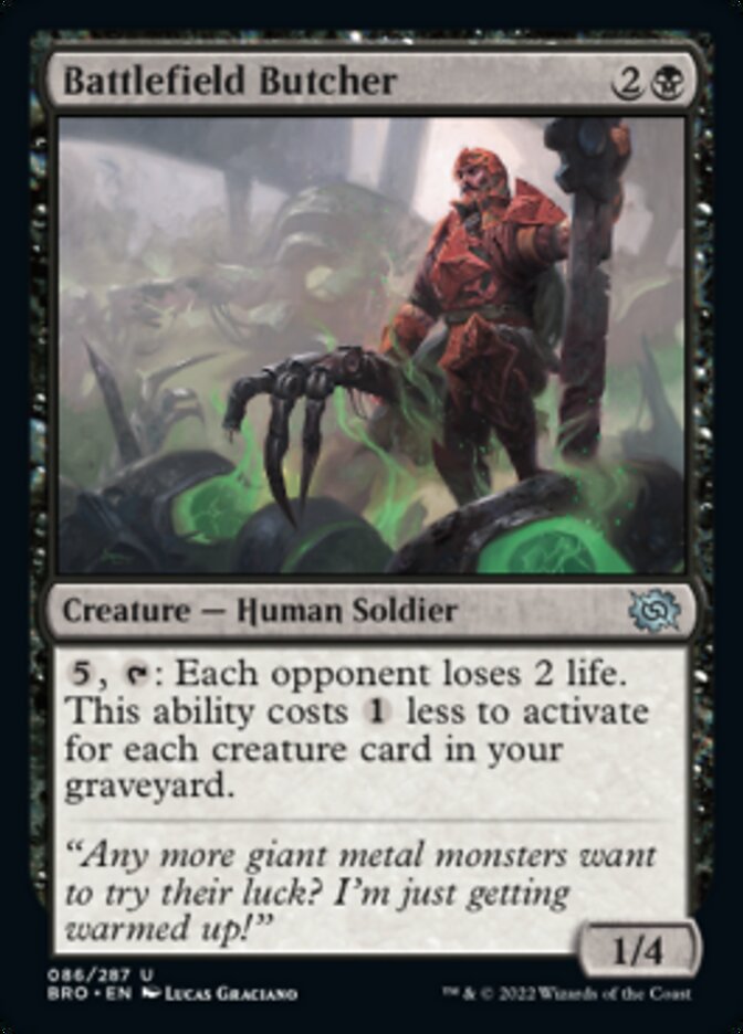 Battlefield Butcher [The Brothers' War] [Foil]