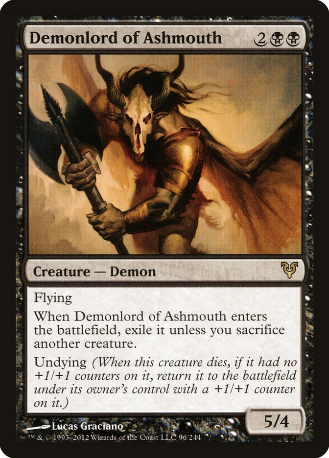 Demonlord of Ashmouth [Avacyn Restored] [Foil]