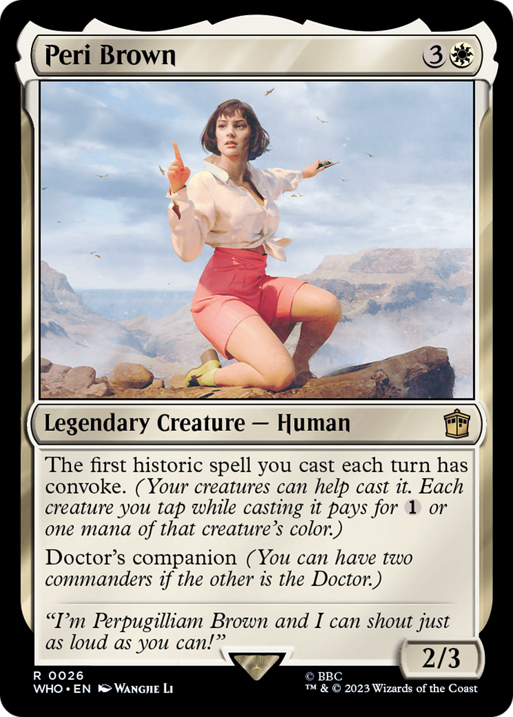Peri Brown [Doctor Who] [Foil]