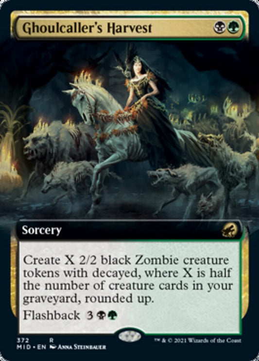 Ghoulcaller's Harvest (Extended Art) [Innistrad: Midnight Hunt] [Foil]