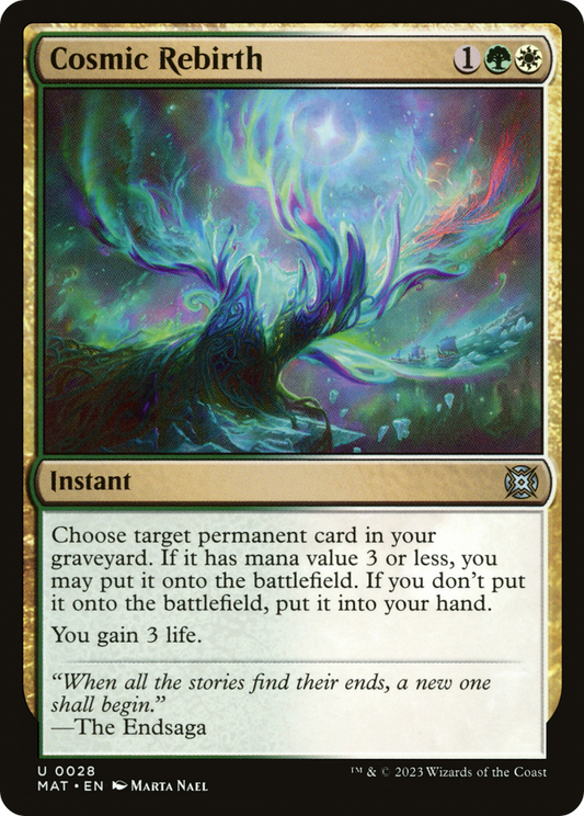Cosmic Rebirth [March of the Machine: The Aftermath] [Foil]
