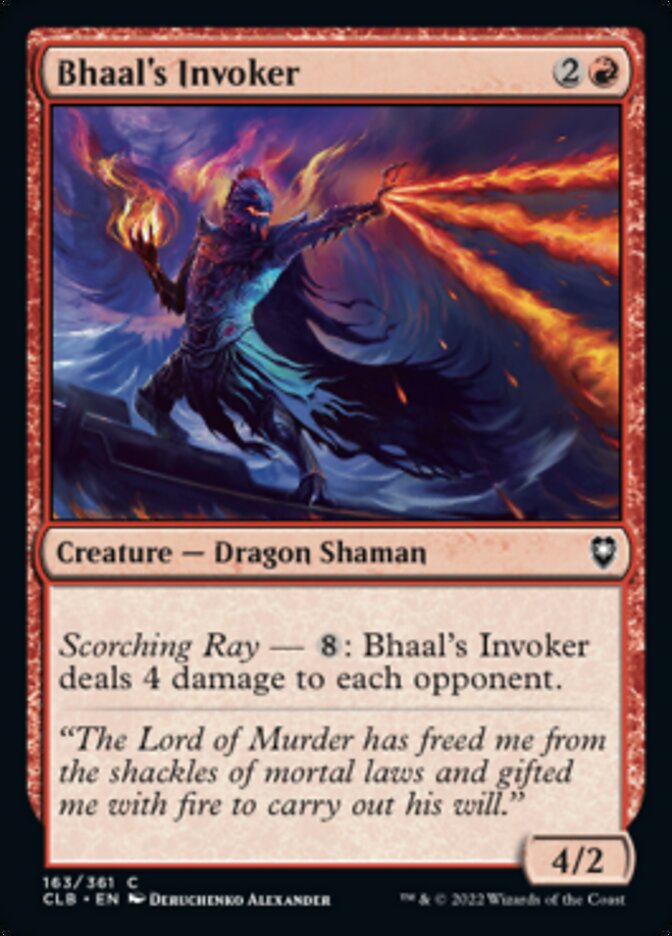 Bhaal's Invoker [Commander Legends: Battle for Baldur's Gate] [Foil]