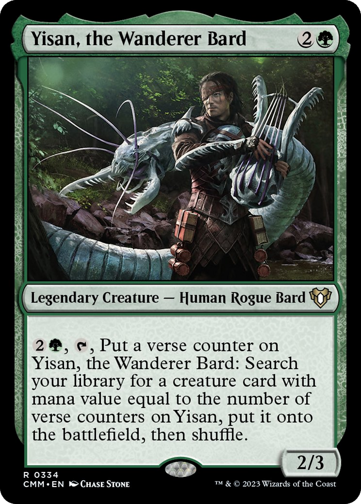 Yisan, the Wanderer Bard [Commander Masters] [Foil]