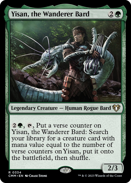 Yisan, the Wanderer Bard [Commander Masters] [Foil]