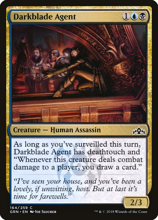 Darkblade Agent [Guilds of Ravnica] [Foil]