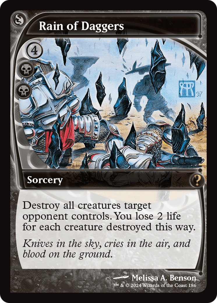 Rain of Daggers (Future Sight) [Mystery Booster 2] [Foil]