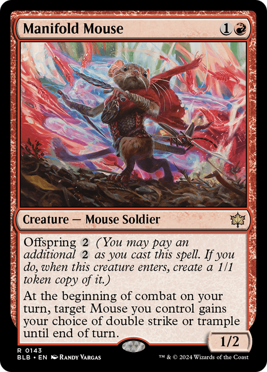 Manifold Mouse [Bloomburrow] [Foil]