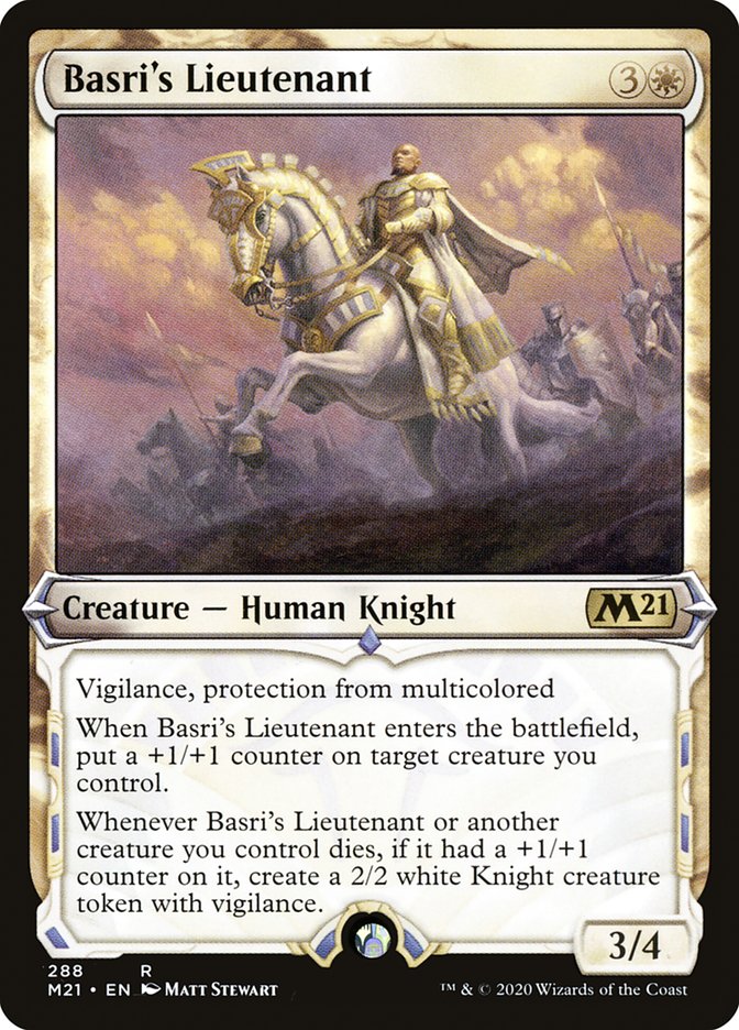 Basri's Lieutenant (Showcase) [Core Set 2021] [Foil]