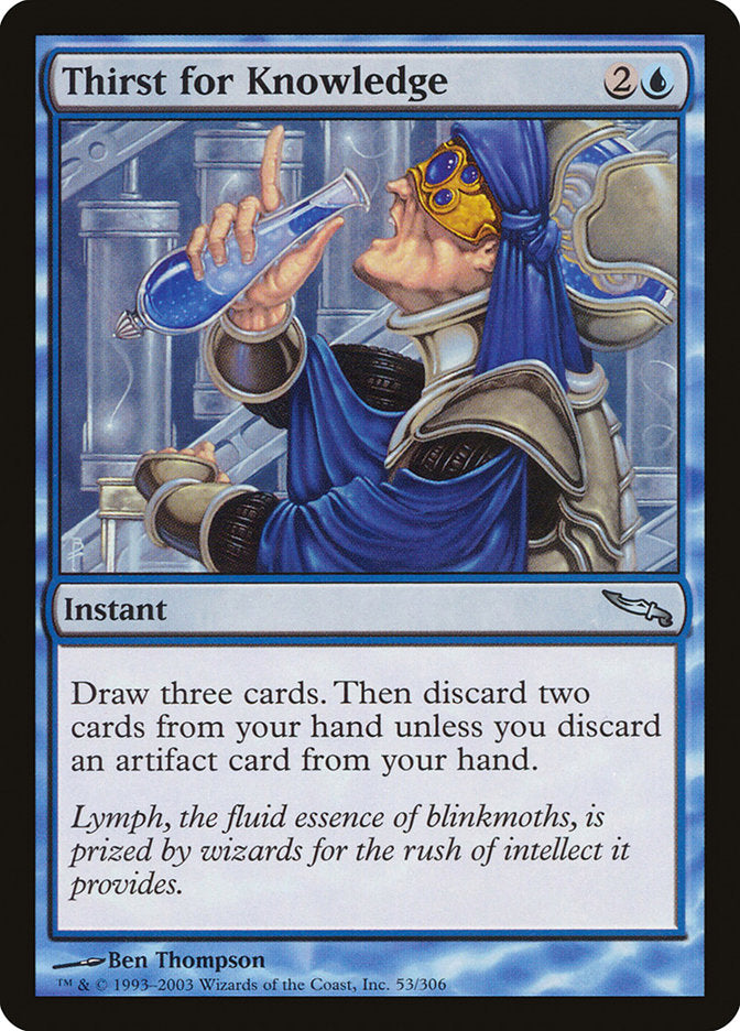 Thirst for Knowledge [Mirrodin] [Foil]