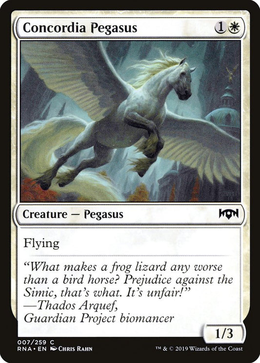 Concordia Pegasus [Ravnica Allegiance] [Foil]
