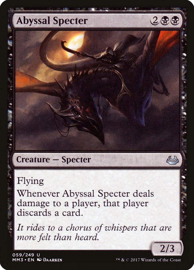 Abyssal Specter [Modern Masters 2017] [Foil]