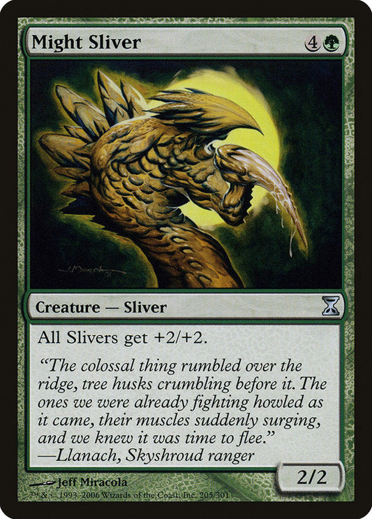 Might Sliver [Time Spiral] [Foil]
