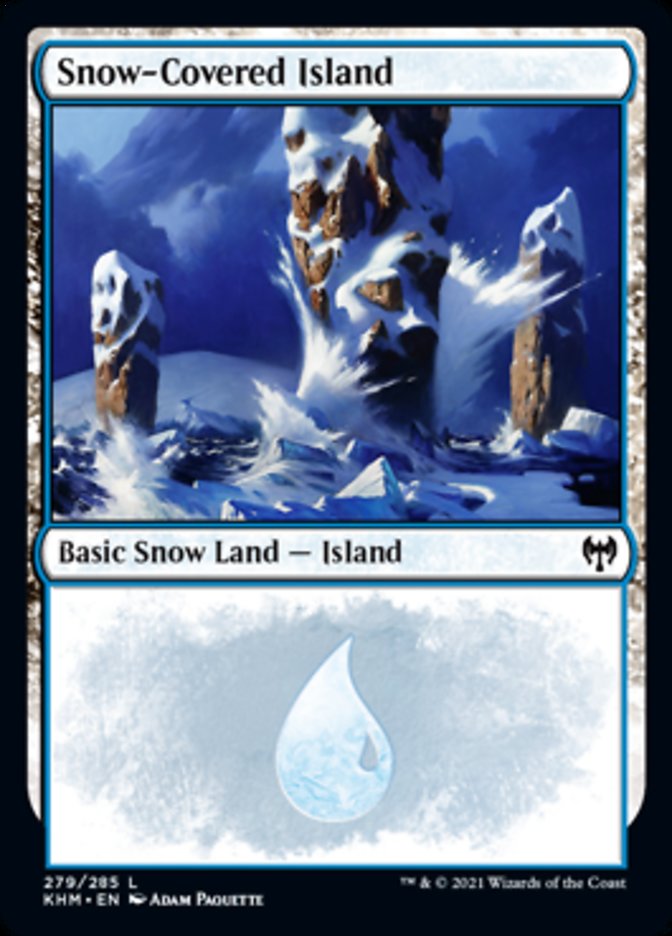 Snow-Covered Island (279) [Kaldheim] [Foil]