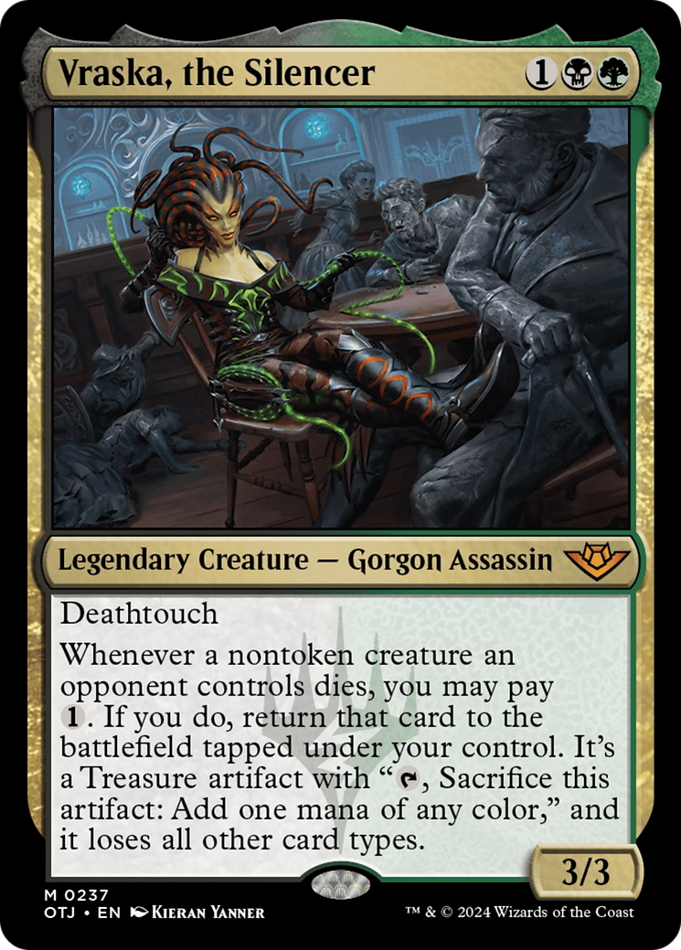 Vraska, the Silencer [Outlaws of Thunder Junction] [Foil]