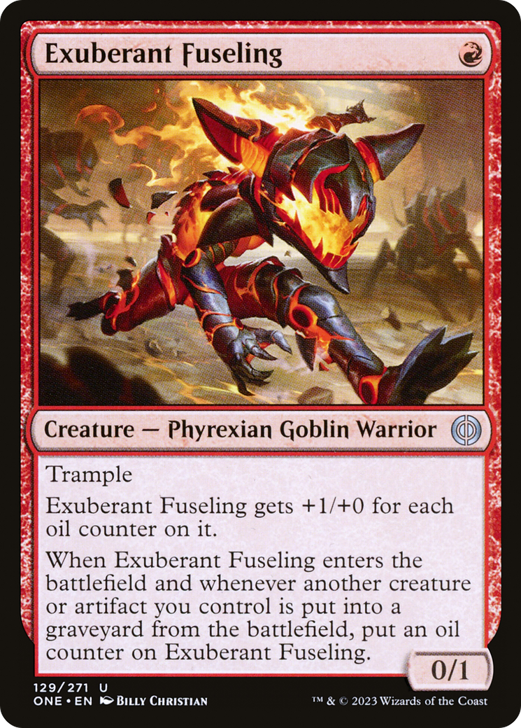 Exuberant Fuseling [Phyrexia: All Will Be One] [Foil]