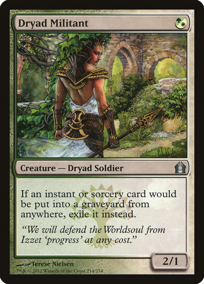 Dryad Militant [Return to Ravnica] [Foil]