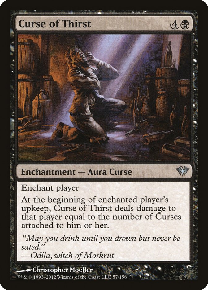 Curse of Thirst [Dark Ascension] [Foil]