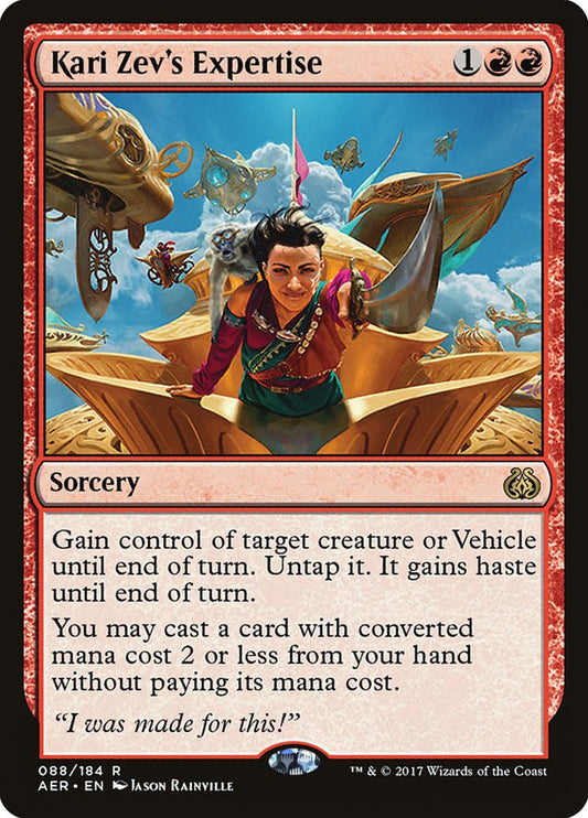 Kari Zev's Expertise [Aether Revolt] [Foil]
