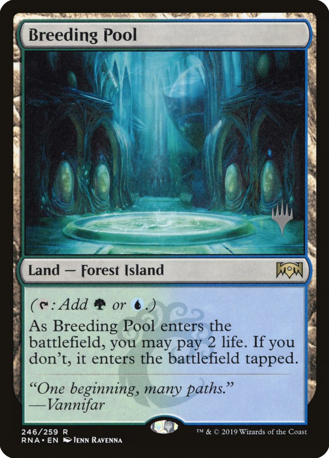 Breeding Pool (Promo Pack) [Ravnica Allegiance Promos] [Foil]