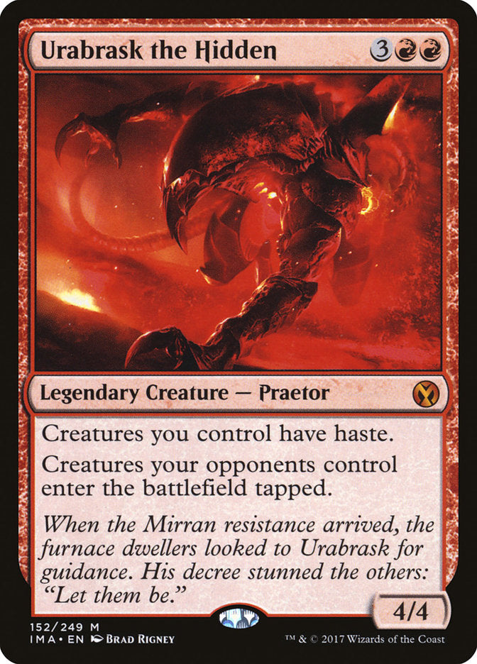 Urabrask the Hidden [Iconic Masters] [Foil]
