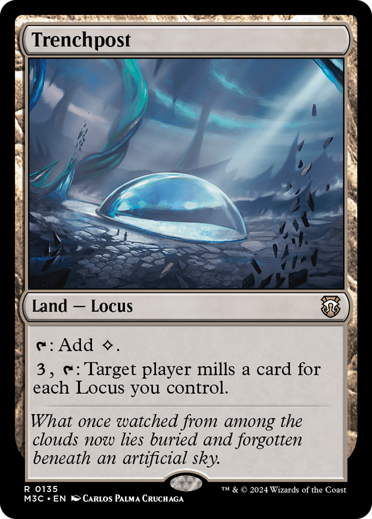 Trenchpost (Extended Art) [Modern Horizons 3 Commander] [Foil]