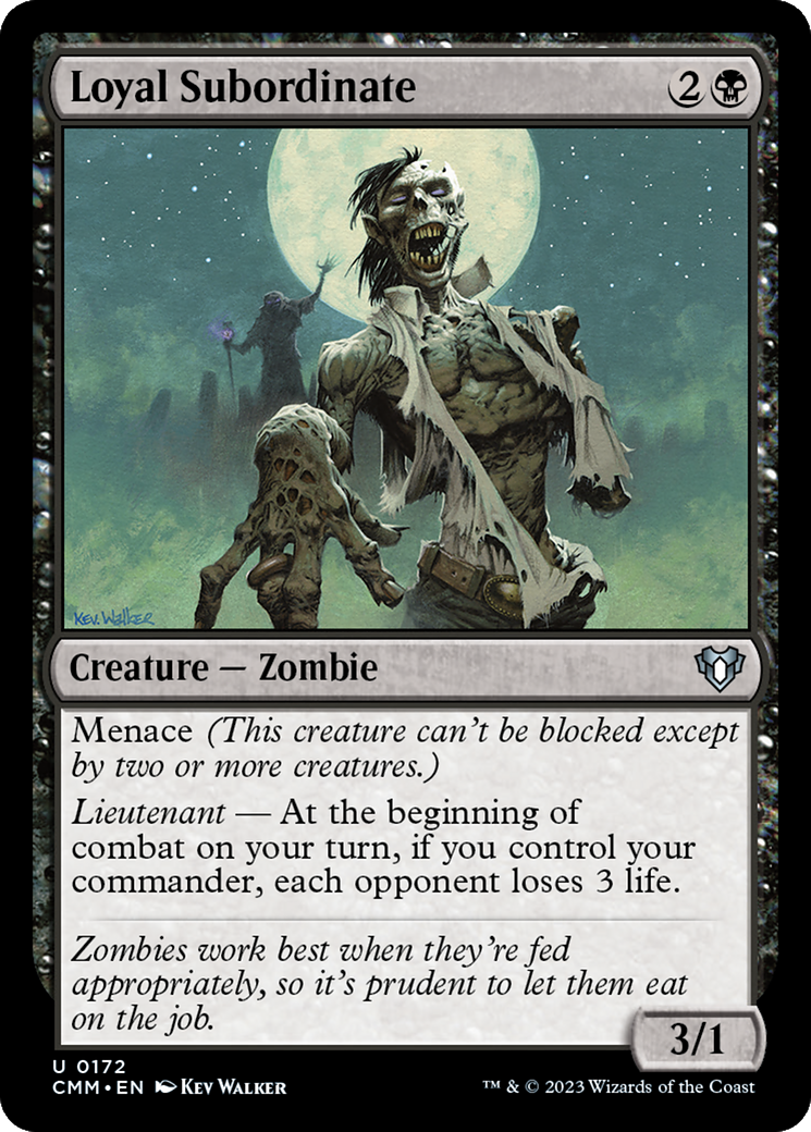 Loyal Subordinate [Commander Masters] [Foil]
