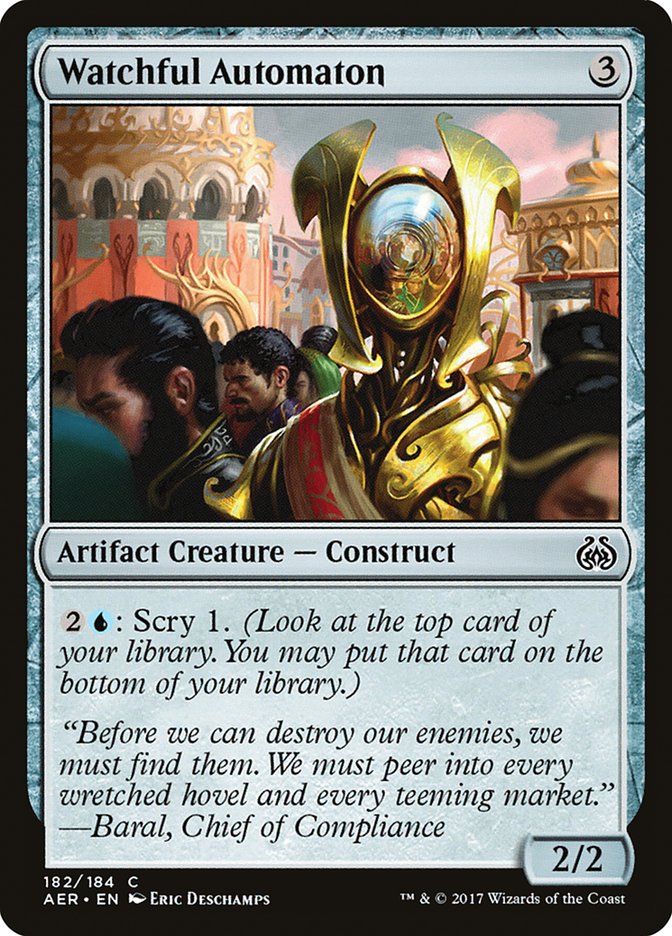 Watchful Automaton [Aether Revolt] [Foil]