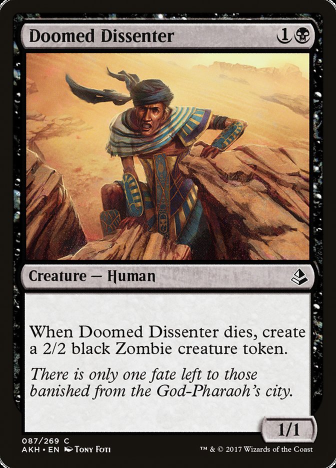 Doomed Dissenter [Amonkhet] [Foil]