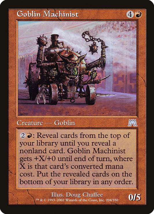 Goblin Machinist [Onslaught] [Foil]