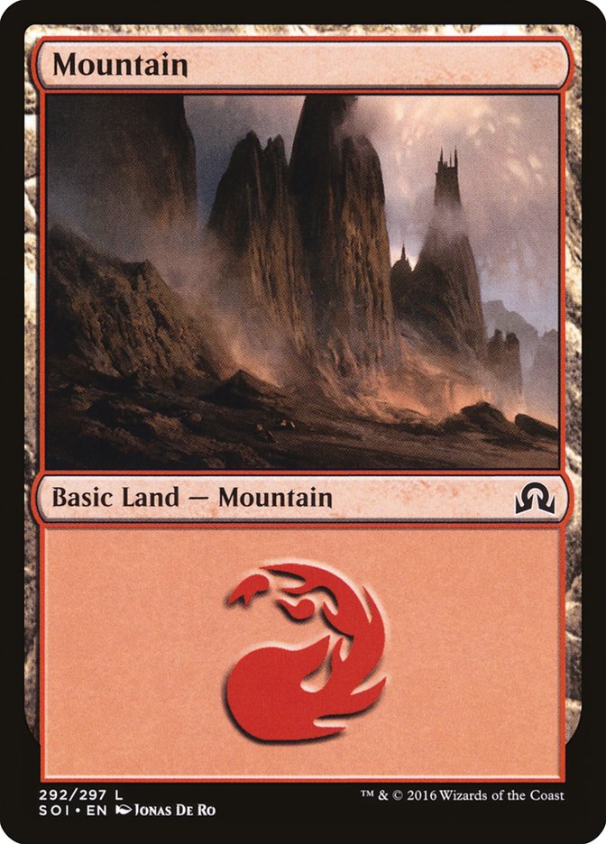 Mountain (292) [Shadows over Innistrad] [Foil]