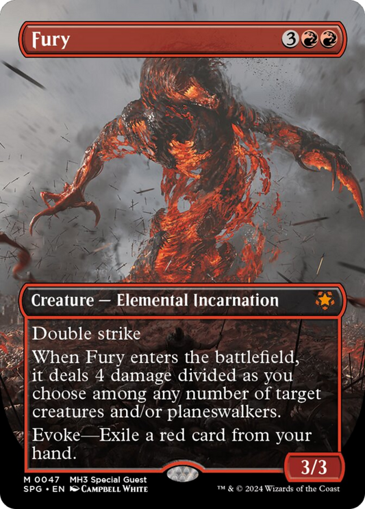 Fury (Borderless) [Modern Horizons 3 Special Guests] [Foil]