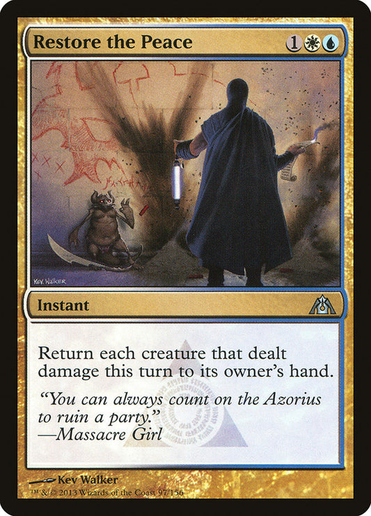 Restore the Peace [Dragon's Maze] [Foil]