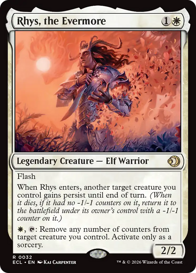 Rhys, the Evermore [Lorwyn Eclipsed] [Foil]