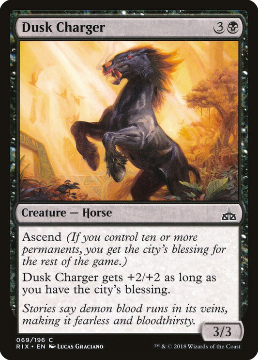 Dusk Charger [Rivals of Ixalan] [Foil]