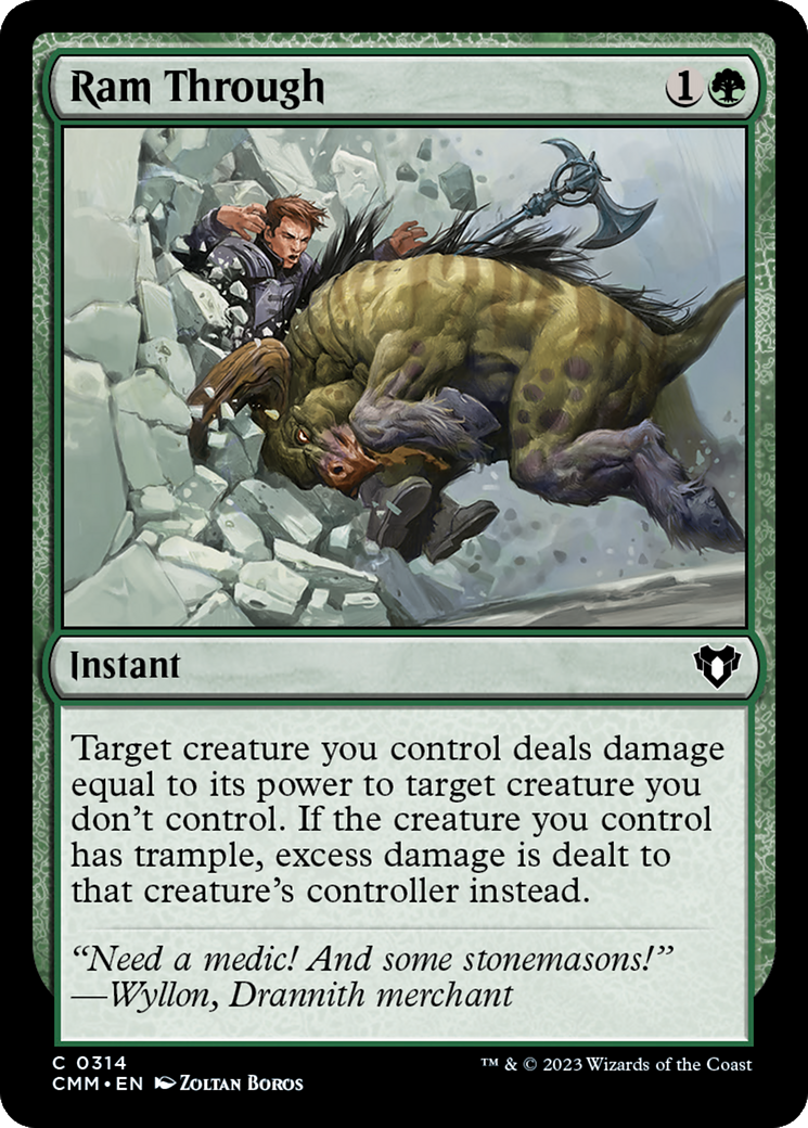 Ram Through [Commander Masters] [Foil]