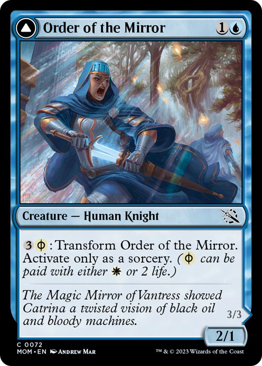 Order of the Mirror // Order of the Alabaster Host [March of the Machine] [Foil]