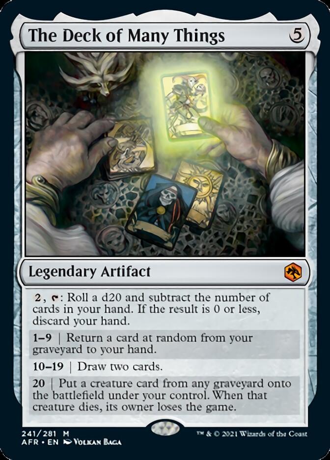The Deck of Many Things [Dungeons & Dragons: Adventures in the Forgotten Realms] [Foil]