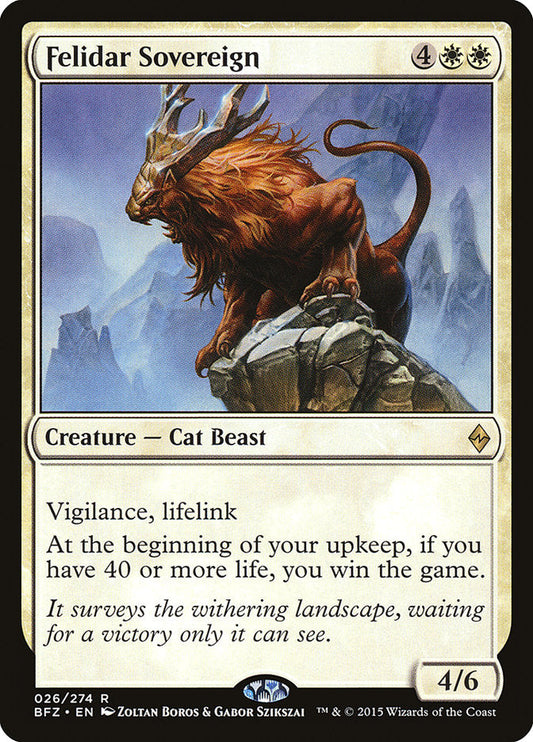Felidar Sovereign [Battle for Zendikar] [Foil]