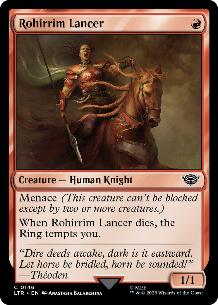 Rohirrim Lancer [The Lord of the Rings: Tales of Middle-Earth] [Foil]