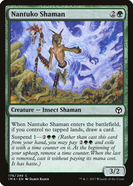 Nantuko Shaman [Iconic Masters] [Foil]
