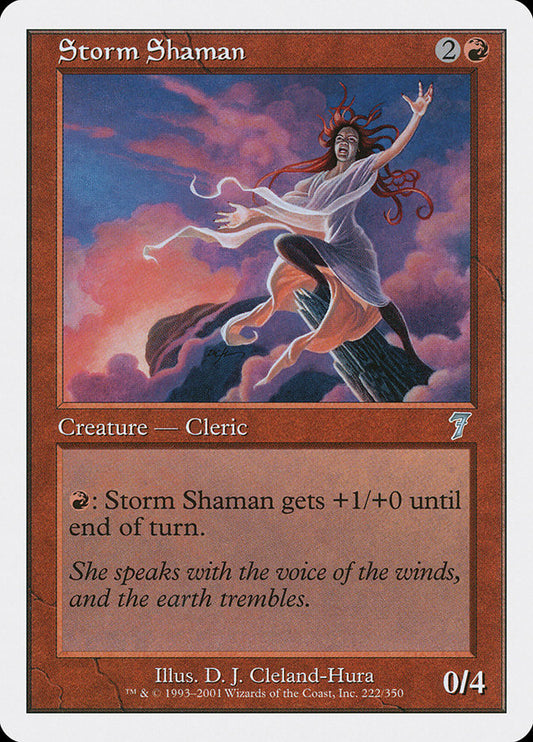 Storm Shaman [Seventh Edition] [Foil]