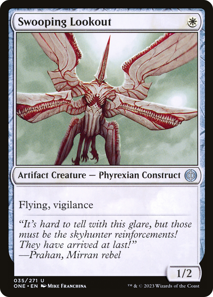 Swooping Lookout [Phyrexia: All Will Be One] [Foil]