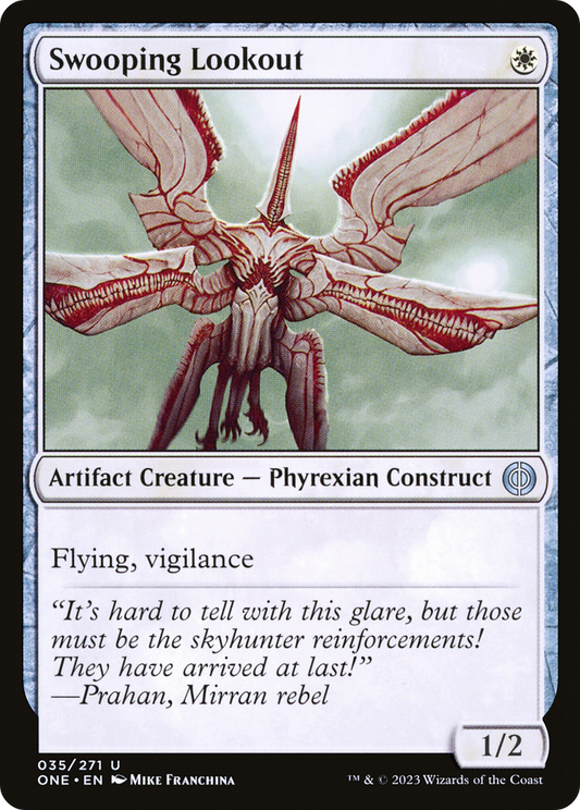 Swooping Lookout [Phyrexia: All Will Be One] [Foil]