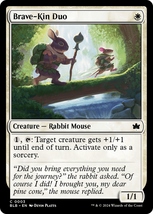Brave-Kin Duo [Bloomburrow] [Foil]