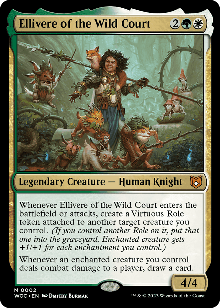 Ellivere of the Wild Court [Wilds of Eldraine Commander] [Foil]