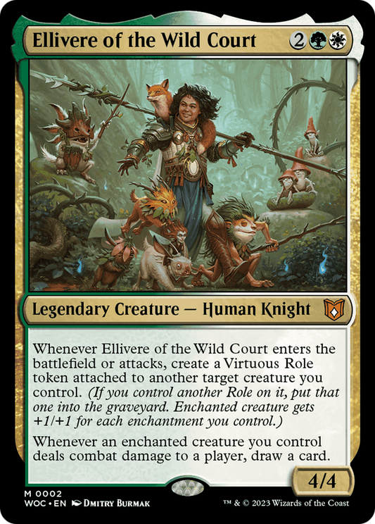 Ellivere of the Wild Court [Wilds of Eldraine Commander] [Foil]