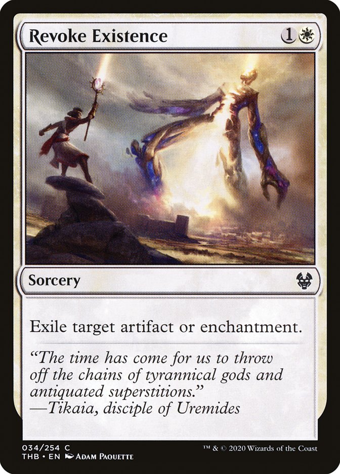 Revoke Existence [Theros Beyond Death] [Foil]