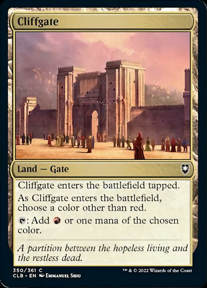 Cliffgate [Commander Legends: Battle for Baldur's Gate] [Foil]