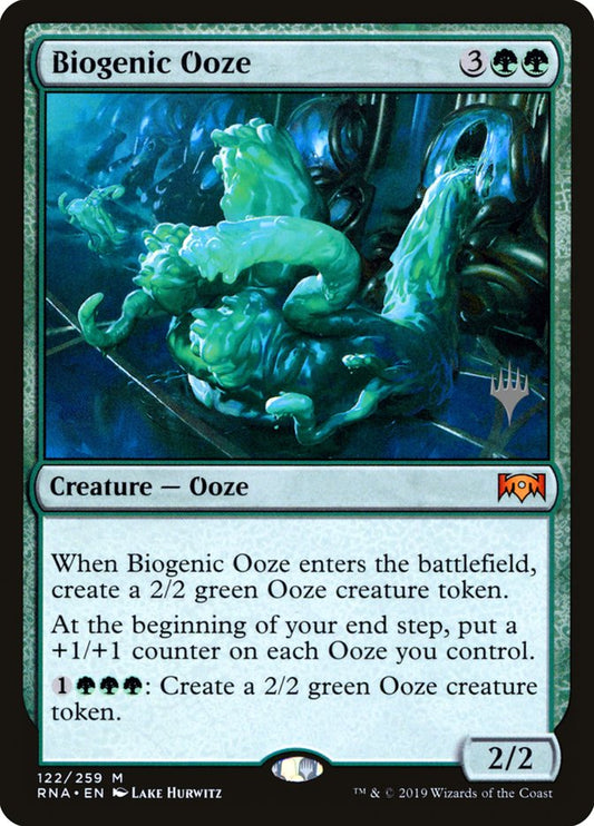 Biogenic Ooze (Promo Pack) [Ravnica Allegiance Promos] [Foil]